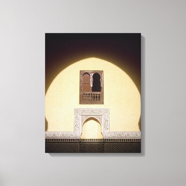 Toile Fenêtre typiquement marocaine (Recto)