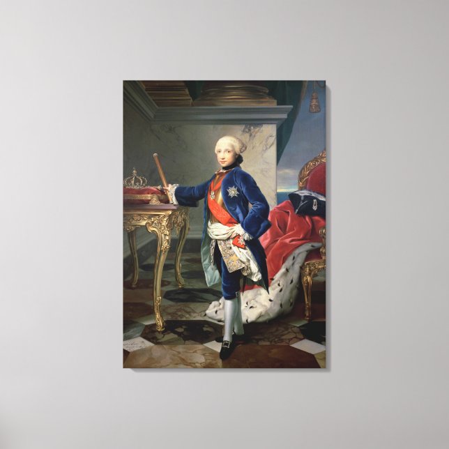 Toile Ferdinand IV, roi de Naples (Recto)