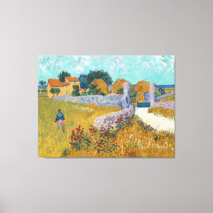 Toile Ferme en Provence par Vincent van Gogh (1888)