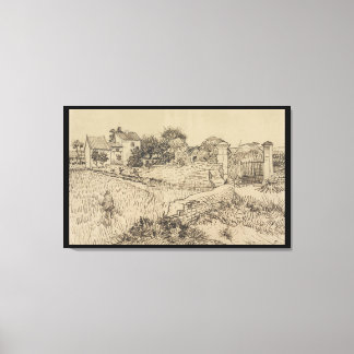 Toile Ferme En Provence Van Gogh Dessin Style Imitation