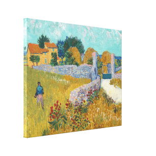 Toile Ferme en Provence   Vincent Van Gogh