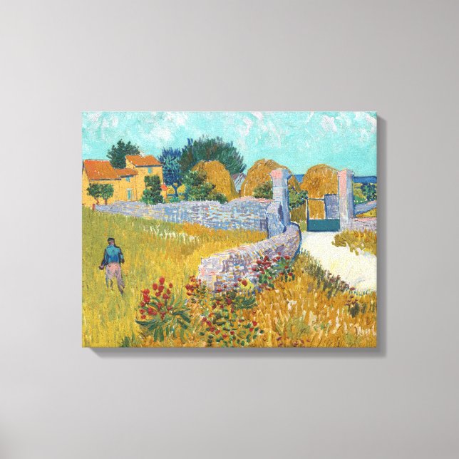Toile Ferme en Provence | Vincent van Gogh (Recto)
