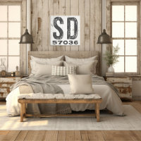 Ferme Rustic State Code postal Dakota du Sud