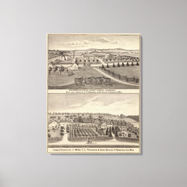 Toile Fermes et créations, Salem et Bristol Tp (Recto)