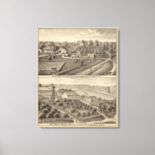 Toile Fermes laitières de RS Houston et WC White