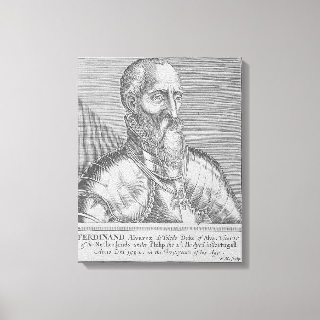 Toile Fernando Alvarez de Toledo, 3e duc d'Alba 2 (Recto)