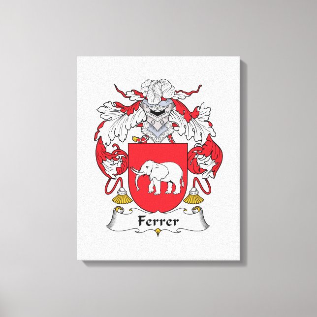 Toile Ferrer Family Crest (Recto)