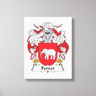 Toile Ferrer Family Crest