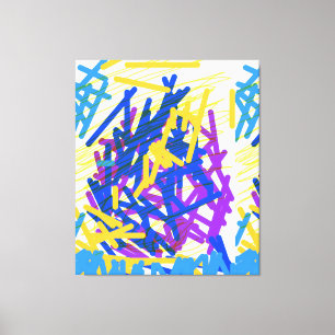 Toile Festif Abstrait Moderne Éclaboussure de Peinture