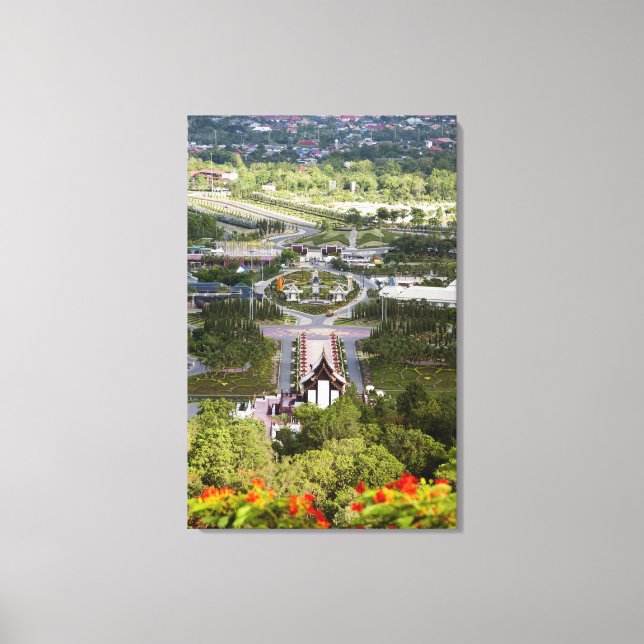 Toile Festival des fleurs de Ratchaphruek (Recto)