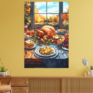 Toile Fête d'automne : Fête de Thanksgiving