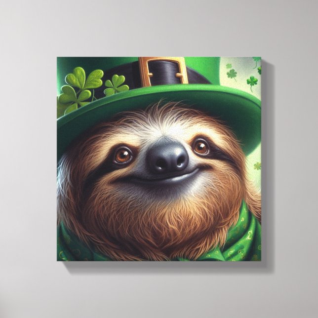Toile Fête de la Saint-Patrick de la paresse (Recto)