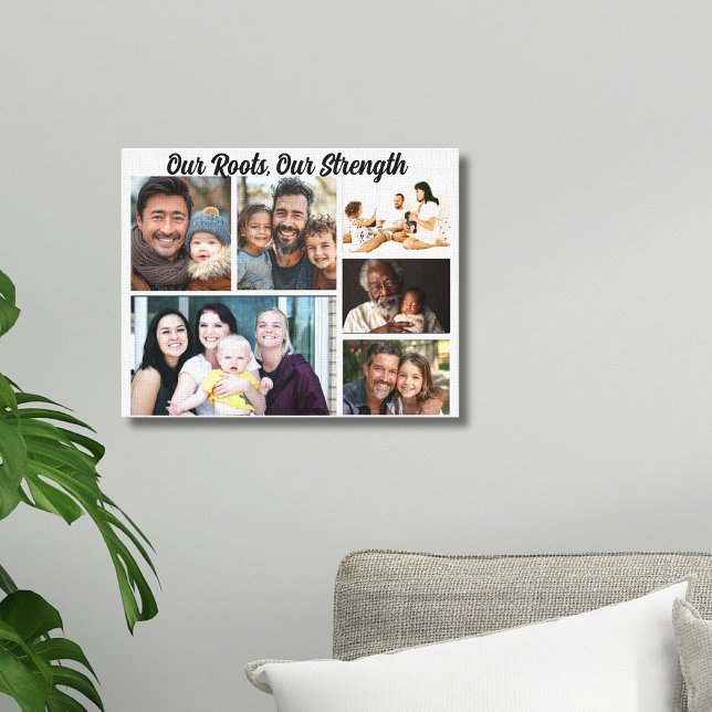 Toile Fête des pères - Nos racines, notre force (Créateur téléchargé)