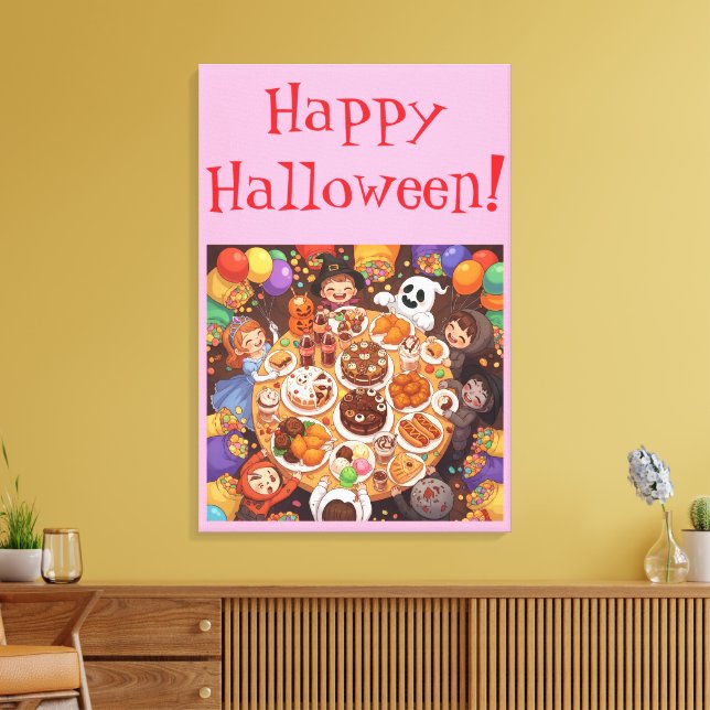Toile Fête d'Halloween pour enfants (Insitu(Salon))