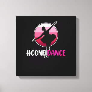 Toile Fête graphique de danseurs de confidance