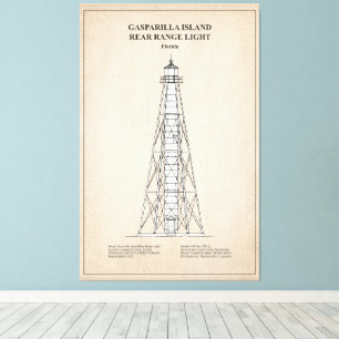 Toile Feu arrière de Gasparilla Island - Floride - SBD