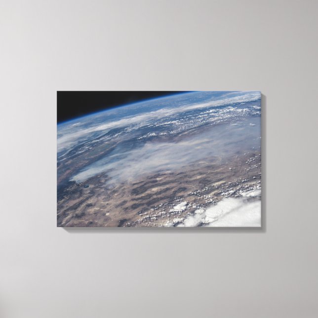 Toile Feu Autour Du Parc National De Yosemite. (Recto)