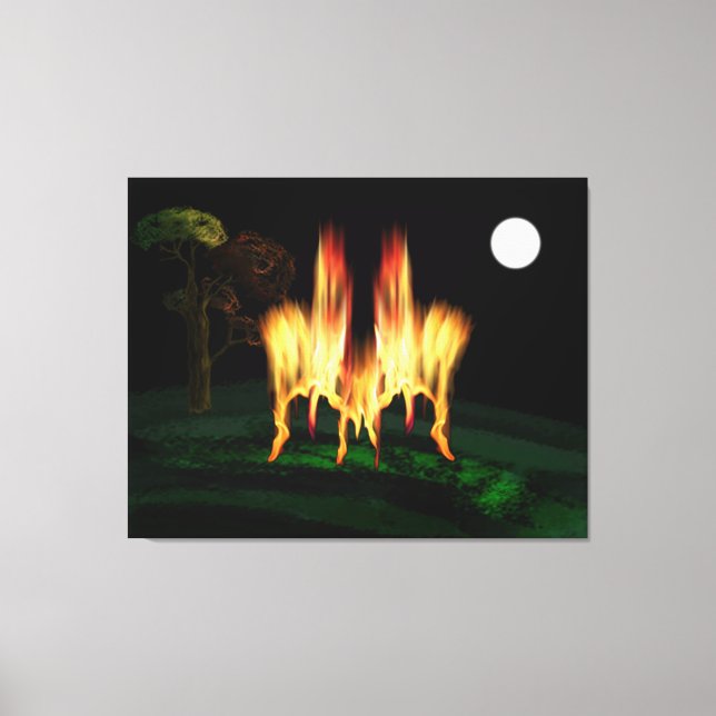 Toile Feu d'incendie (Recto)