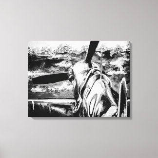 Toile Feu Spitfire À L'Aube