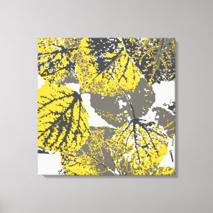 Toile feuille aspen