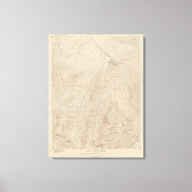 Toile Feuille Atlas Aspen (Recto)