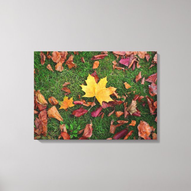 Toile Feuilles d'automne (Recto)