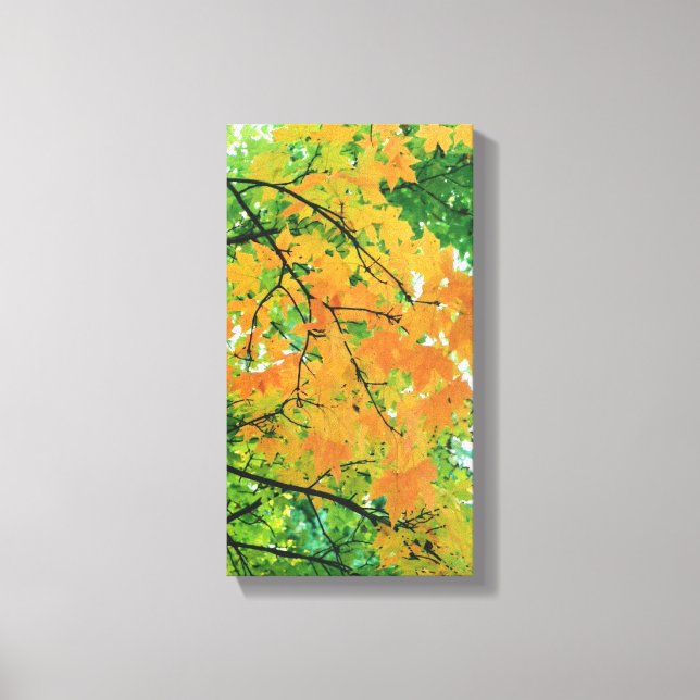 Toile Feuilles d'automne (Recto)