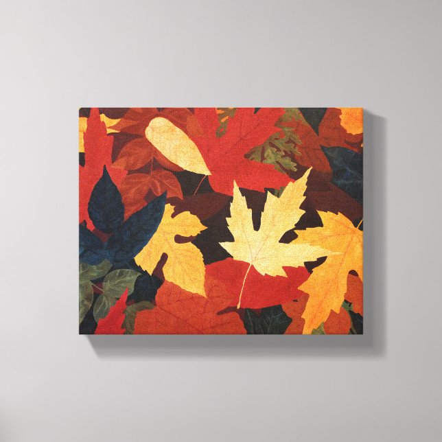 Toile Feuilles d'automne (Recto)