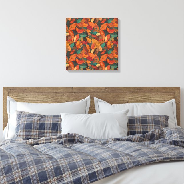 Toile Feuilles d'automne colorées (Insitu(Chambre))