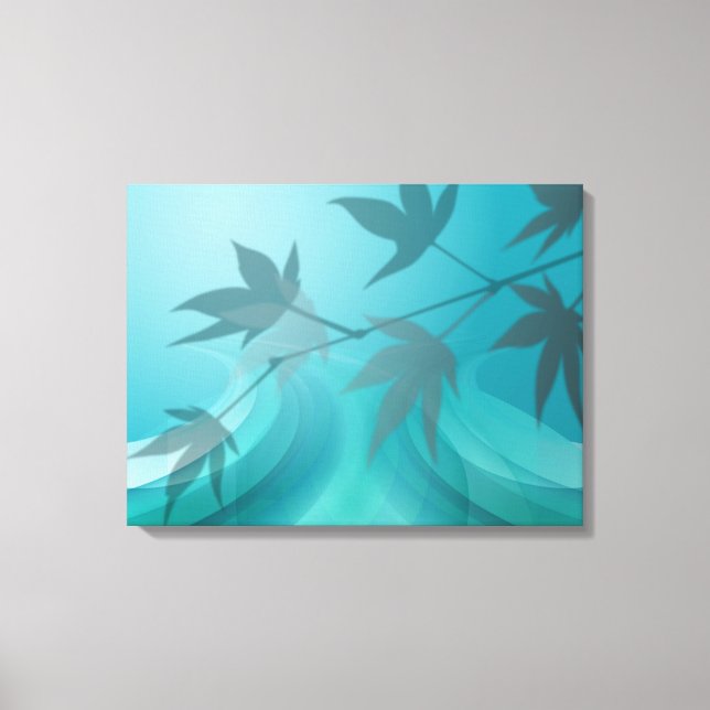 Toile Feuilles de l'ombre de la branche de l'arbre (Recto)