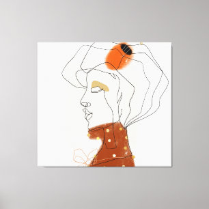 Toile Feuilles tropicaux, Design Motif sans couture.