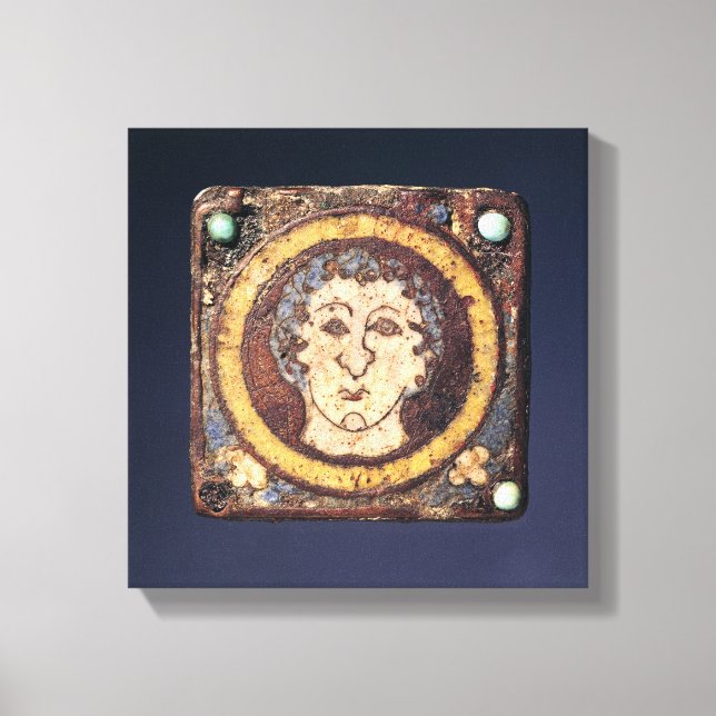 Toile Fibula avec le visage d'un jeune homme (Recto)