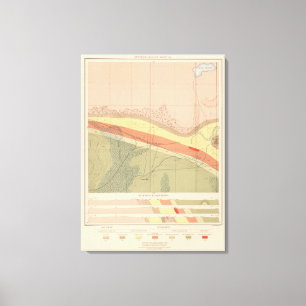 Toile Fiche géologique détaillée XVI