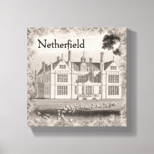 Toile Fierté & Préjudice #4 Canvas murale d'art original