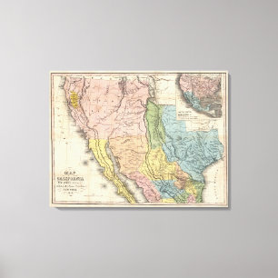 Toile Fièvre de l'or vers la Californie