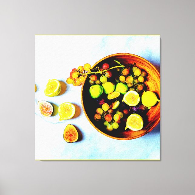 Toile "Figes Et Fruits De Raisins" Belle Photo. Commande (Recto)
