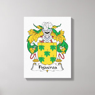 Toile Figueroa Family Crest