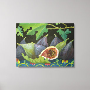 Toile Figues sur le noir 2014