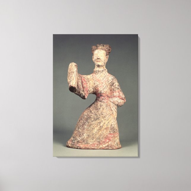 Toile Figure d'un danseur mâle, artefact de tombes (Recto)
