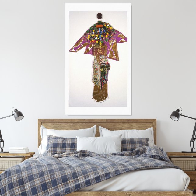 Toile Figure élégante avec perles (Insitu(Chambre))