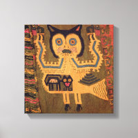 Figure en laine d'un jaguar, Culture de Paracas