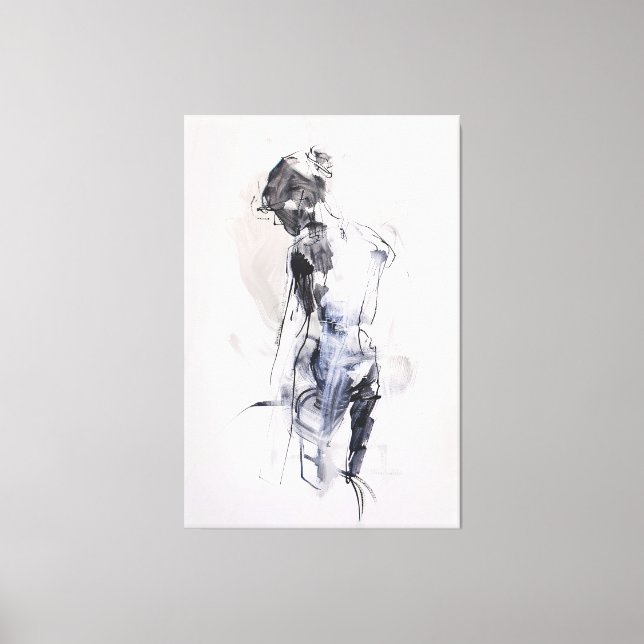 Toile Figure féminine Abstraite - (Recto)