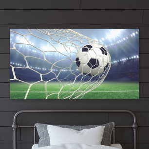 Toile Filet de but de stade de football Action