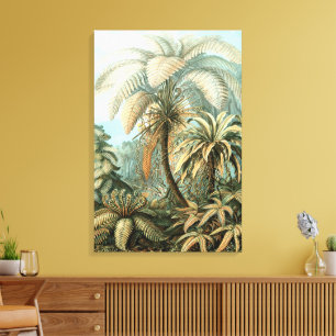 Toile Filicinae par Ernst Haeckel, plantes de fougères a