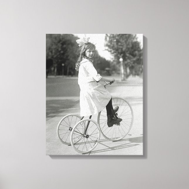 Toile Fille à tricycle, 1917 (Recto)