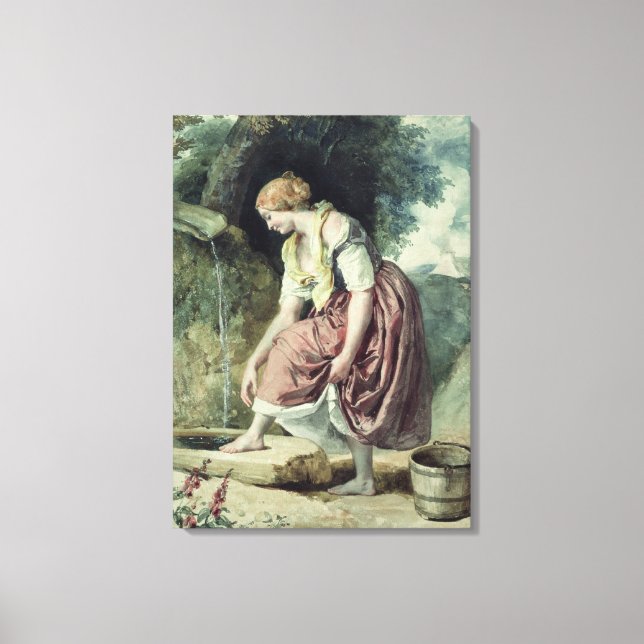 Toile Fille à un duit (Recto)
