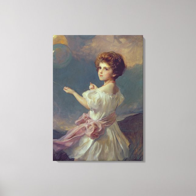 Toile Fille avec ballons (Recto)
