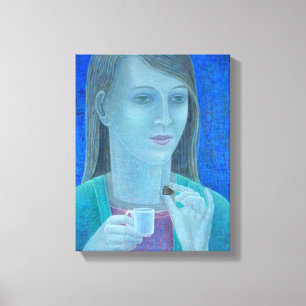 Toile Fille avec du chocolat 2011