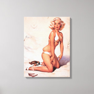 Toile Fille blonde