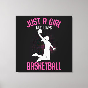 Toile Fille de basket-ball